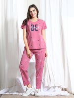 Load image into Gallery viewer, Women Printed Hosiery night suits