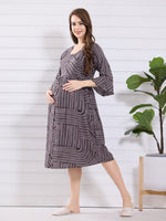 Load image into Gallery viewer, Arela Printed Maternity Nightdress