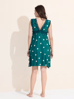 Load image into Gallery viewer, Women's Haart Print Baby Doll with Lace Details