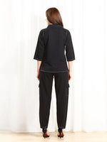 Load image into Gallery viewer, Denim Grey Women Co-ord set
