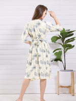 Load image into Gallery viewer, Arela Cream Floral Maternity Nightdress
