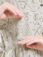 Load image into Gallery viewer, Arela Cream Printed Maternity Nightdress

