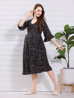 Load image into Gallery viewer, Arela Printed Maternity Nightdress
