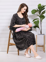 Load image into Gallery viewer, Arela Printed Maternity Nightdress
