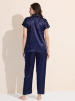 Load image into Gallery viewer, Women&#39;s Satin Shirt Collar Lounge Set
