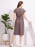 Load image into Gallery viewer, Arela Grey Maternity Nightdress
